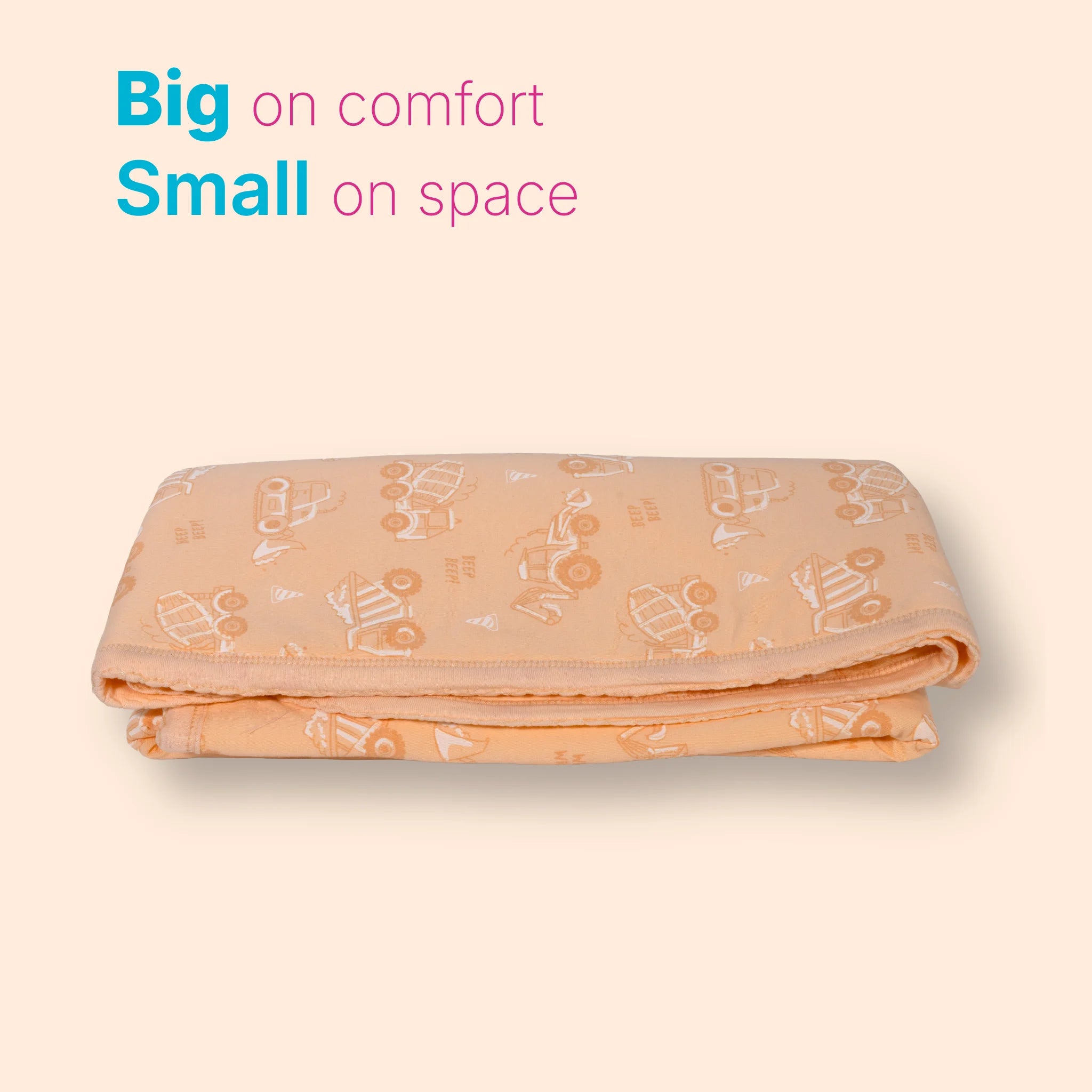 Polar Fleece Hooded Baby Blanket – Soft All-Weather Newborn Wrapper (0-12 Months, 80x80 cm)