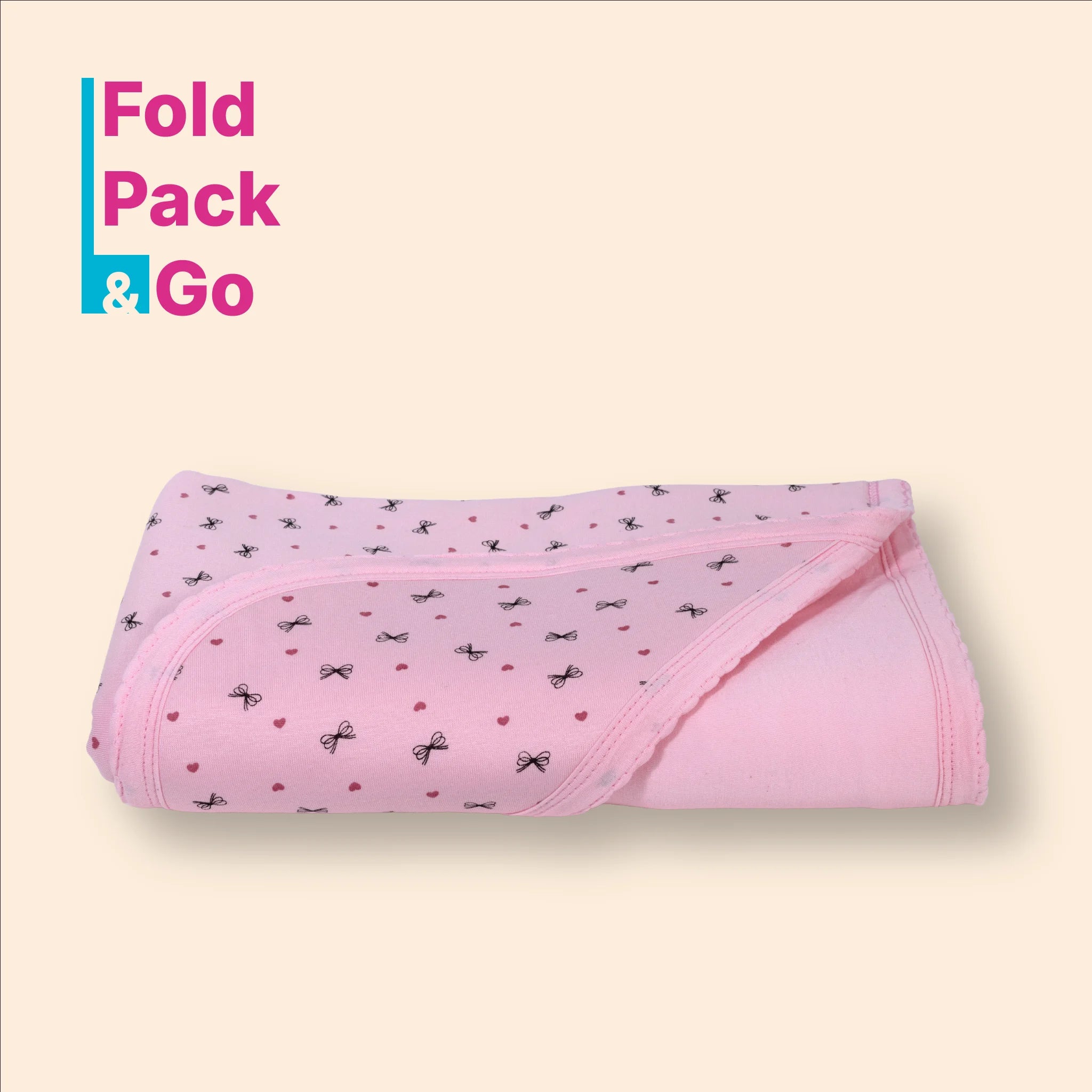 Polar Fleece Hooded Baby Blanket – Soft All-Weather Newborn Wrapper (0-12 Months, 80x80 cm)