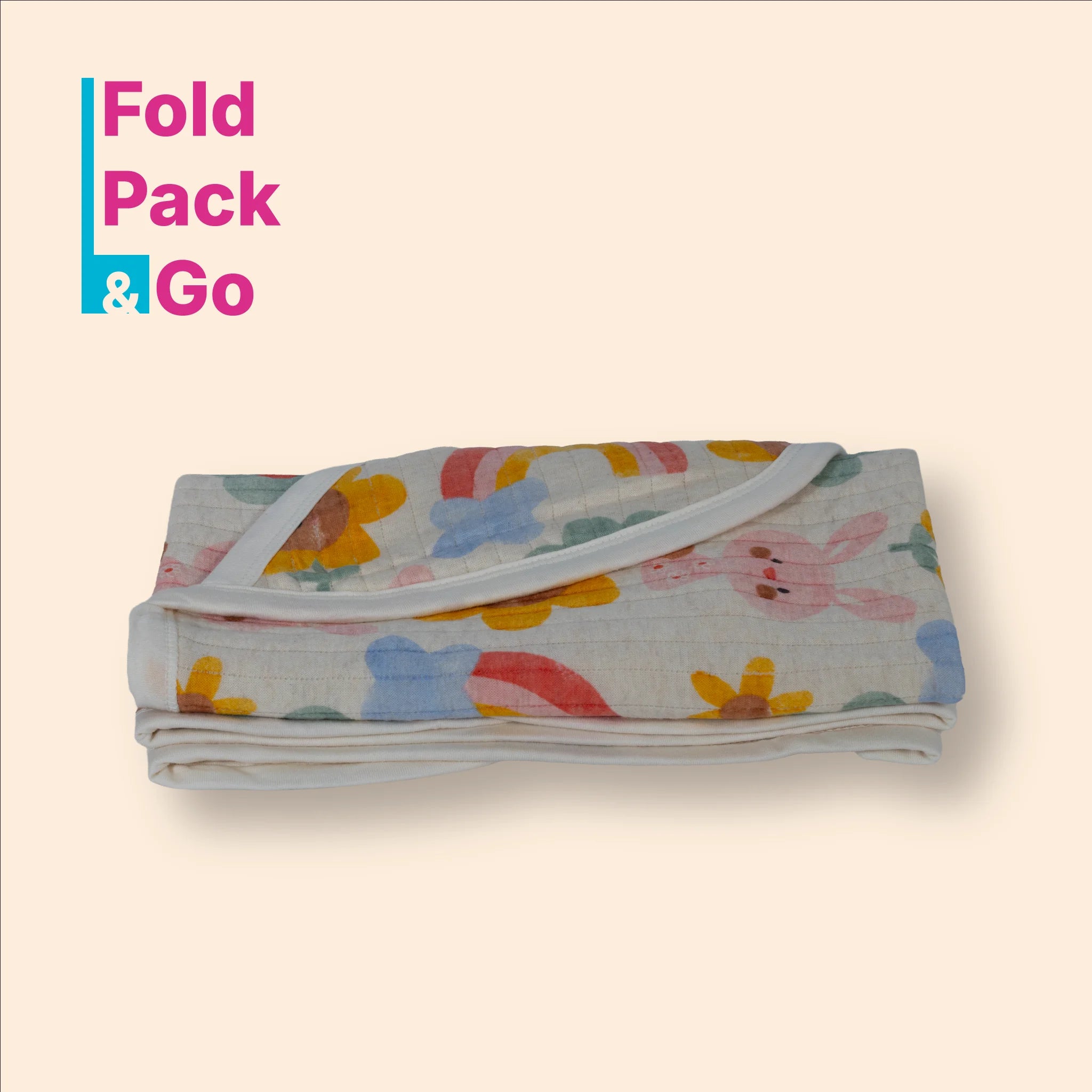 Premium Jacquard Baby Hooded Blanket –  (80x80 cm) for Newborns & Infants