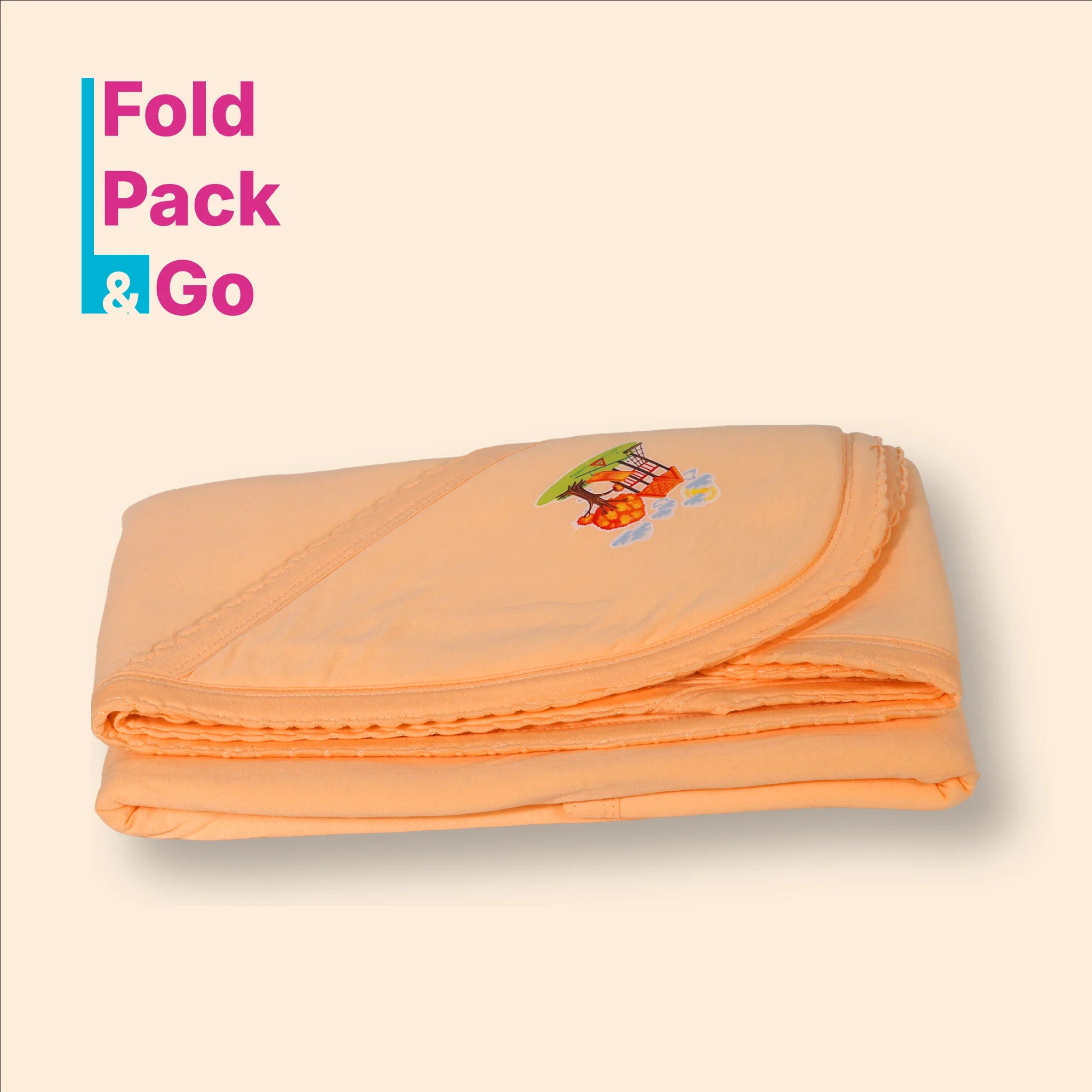 Premium Polar Fleece Hooded Baby Blanket (80x80 cm) – Swaddle Wrapper