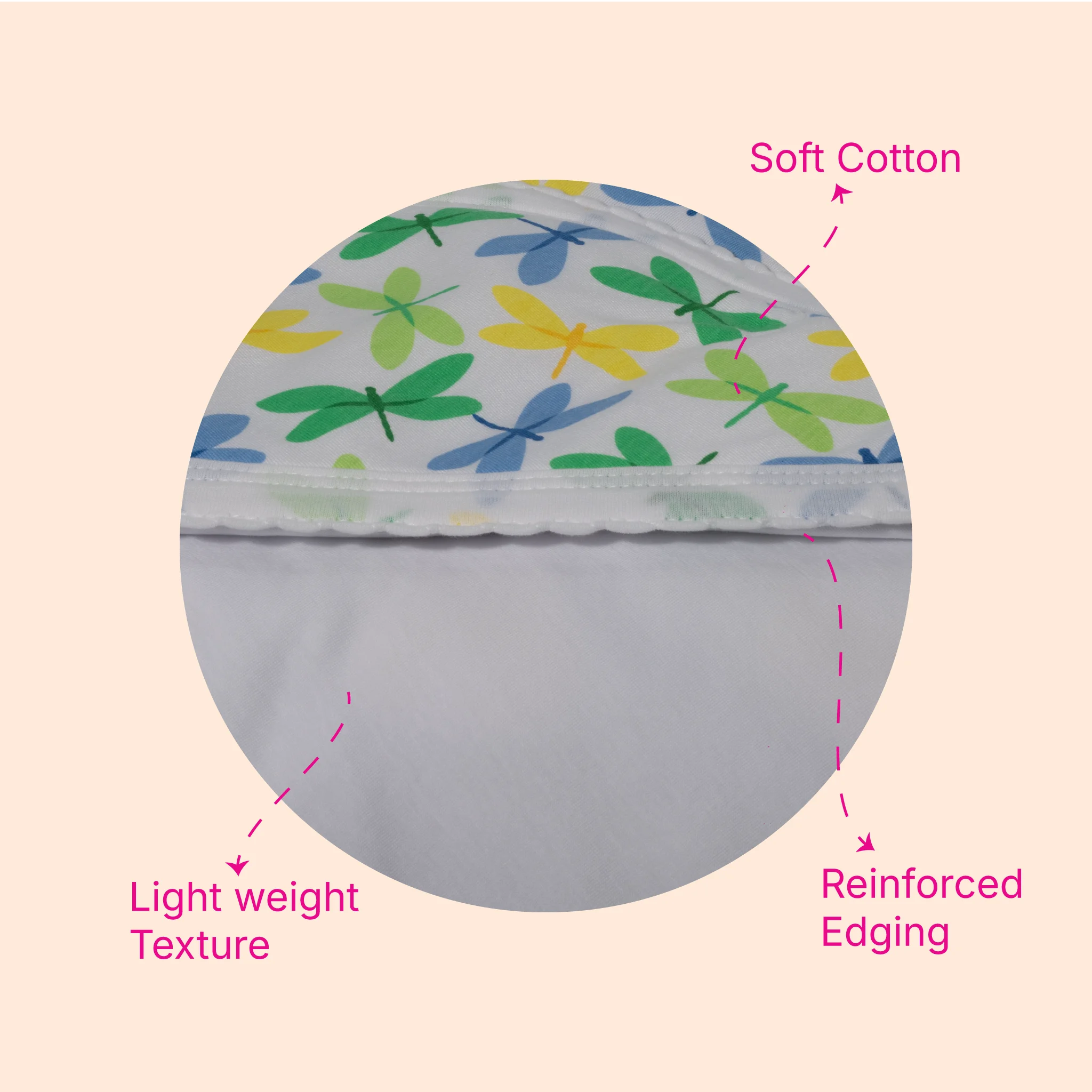 Polar Fleece Hooded Baby Blanket – Soft All-Weather Newborn Wrapper (0-12 Months, 80x80 cm)