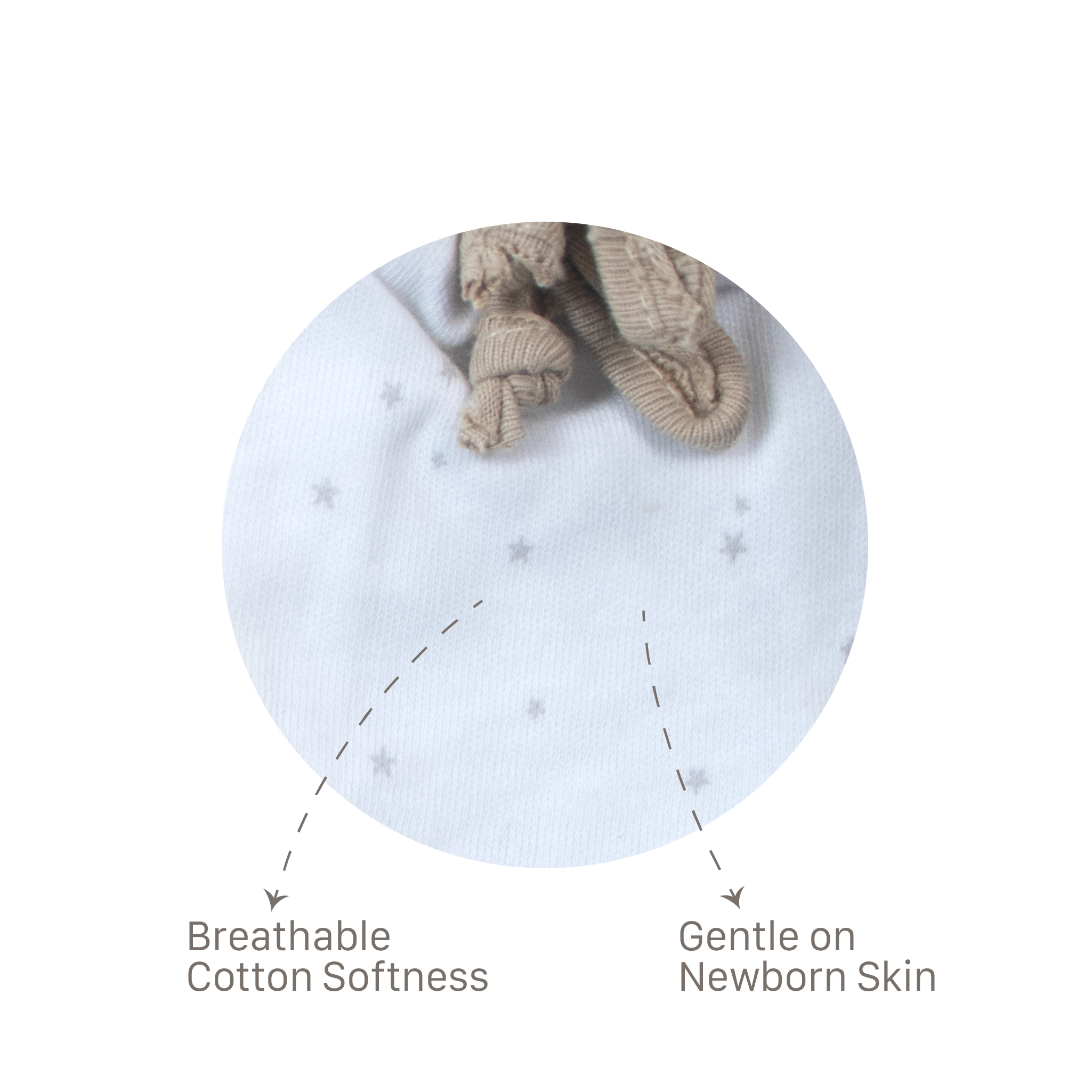 Ultra-Soft 100% Cotton Baby Mittens Set | Anti-Scratch Newborn Mittens (2-Pair Pack)