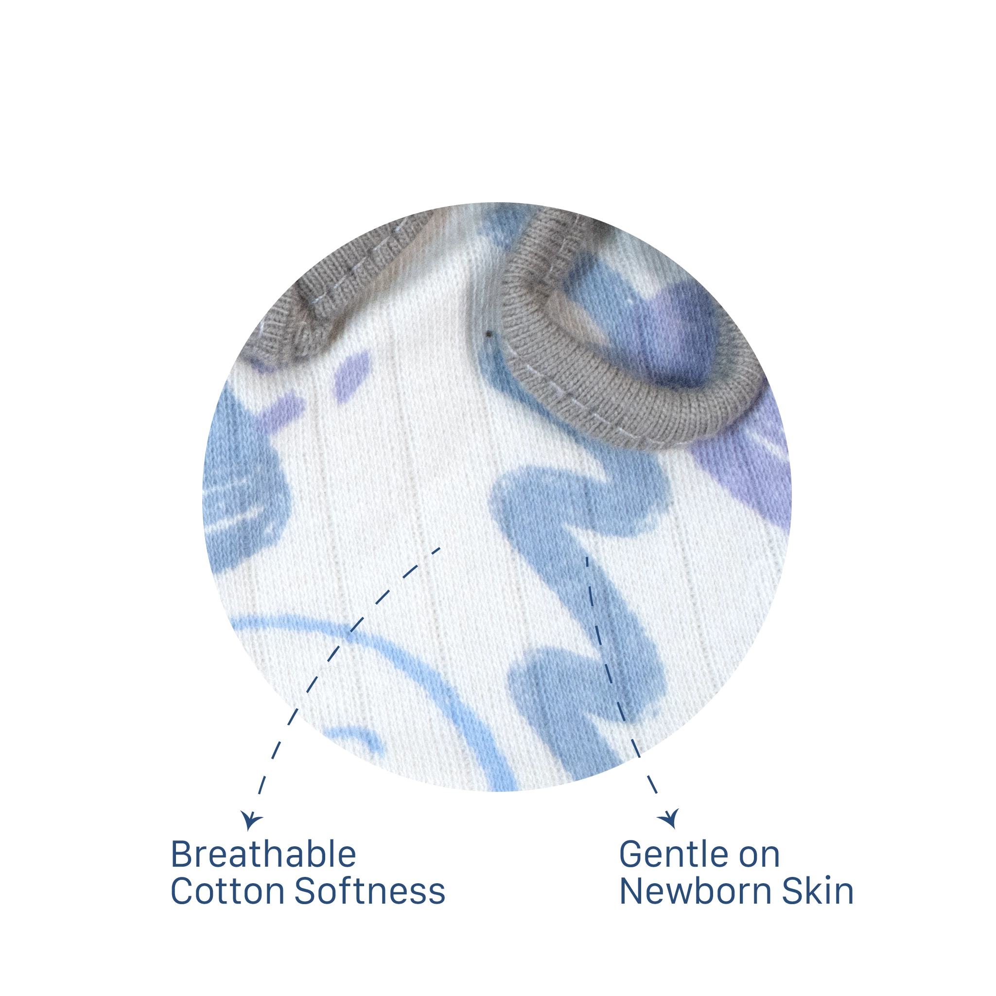 Ultra-Soft 100% Cotton Baby Mittens Set | Anti-Scratch Newborn Mittens (2-Pair Pack)