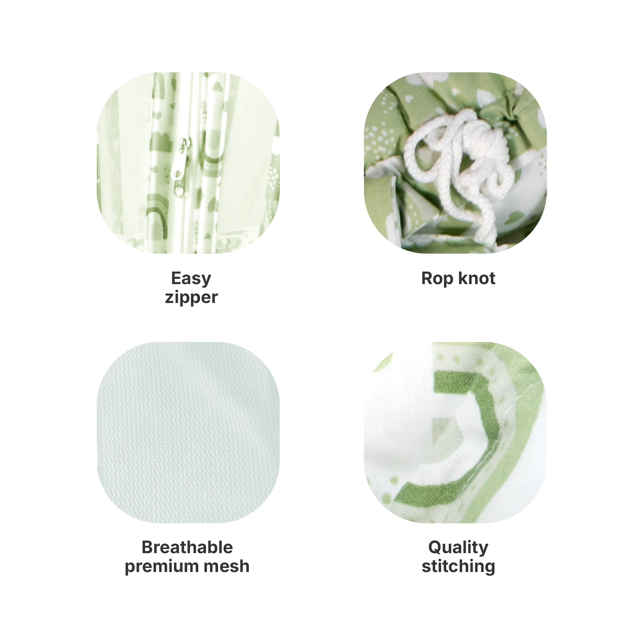 Kids Boon Reversible Round Baby Bed & Nest | Premium Sleeping Pod with Bolsters & Heart Pillow