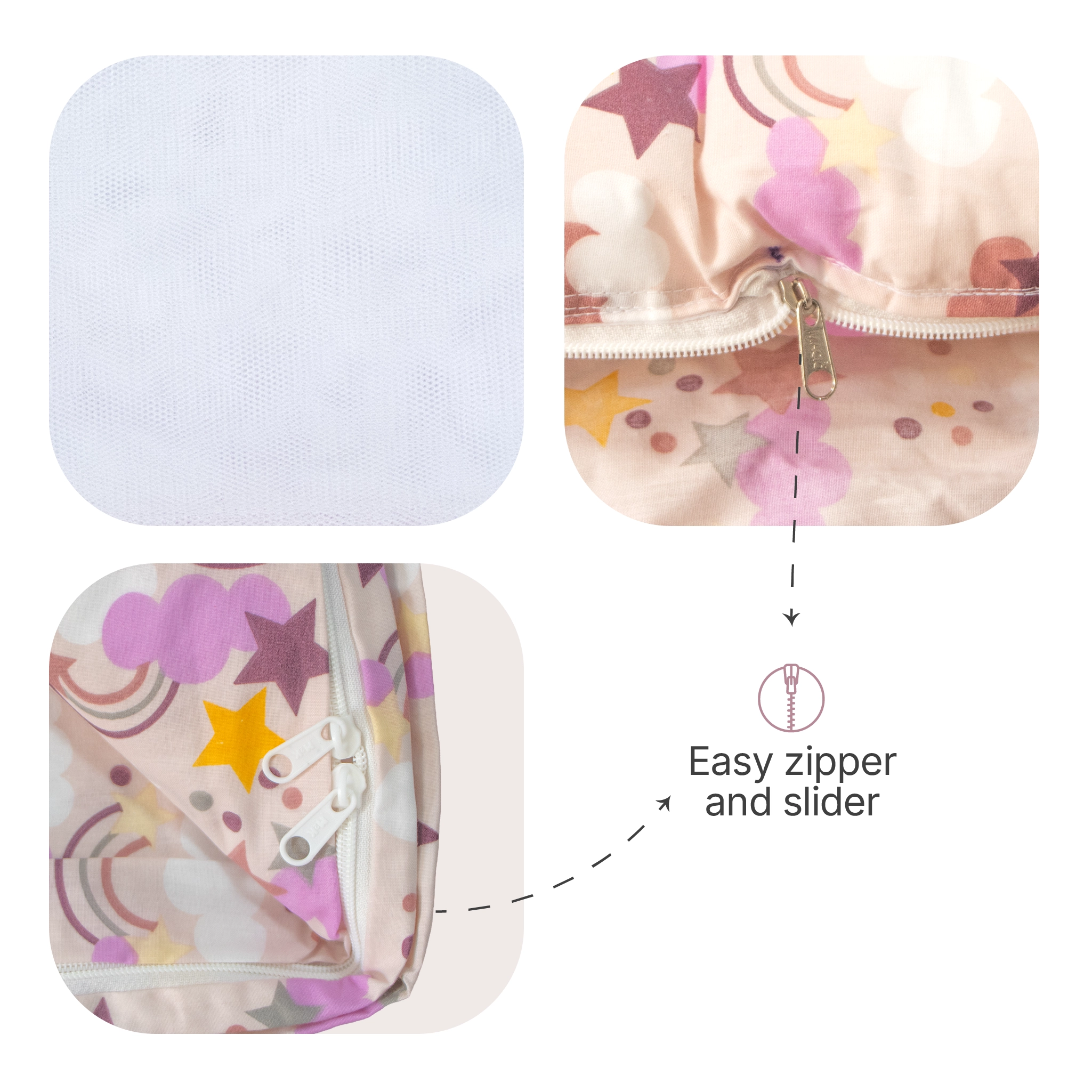 Premium Baby Hammock Cradle Combo | Attached Bed & Protective Mosquito Net