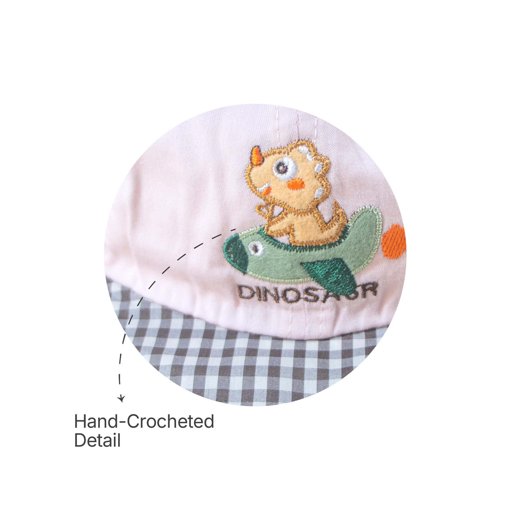 Cute Dinosaur Baby Cap Combo – 2-Pack Adjustable Cotton Toddler Baseball Hats